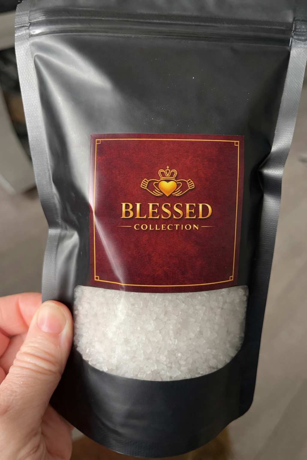 Blessed bath salts infused with lavender and Cedarwood